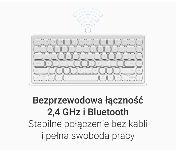 Silver Monkey Smart KS400 Arc TKL Biała - 1360940 - zdjęcie 7